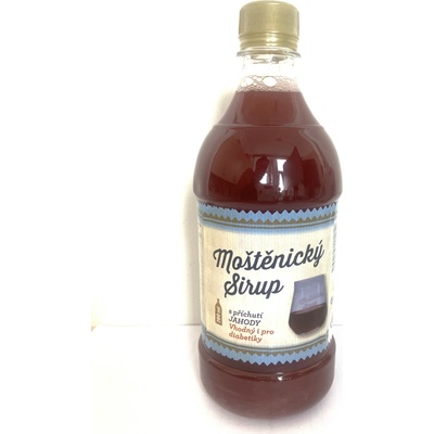 Moštěnický sirup Jahoda DIA vhodný aj pre diabetikov 0,7 l