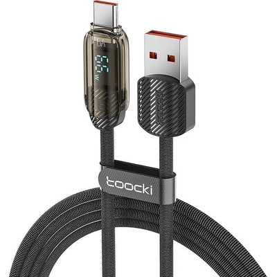 Toocki Кабел Toocki, USB-A към USB-C, 1m, 66W, 6A, черен (TXCTYX05)