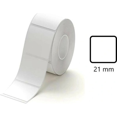 Niimbot A2A18348301 21 x 21 mm 300 ks bílé samolepicí štítky