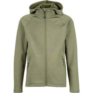 Heber Peak Детско вълнено яке Heber Peak Kid's Merino210 EvergreenHe. Zip Hoody Zip-up hoodie - Lucky Green - размер 164 (EU) (703-6574-0416)