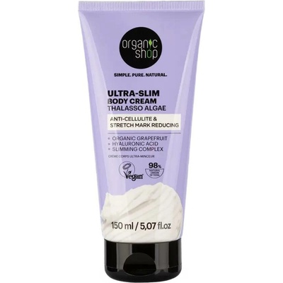 ORGANIC SHOP Thalasso Ultra-Slim Tělový krém s mořskými řasami 150 ml