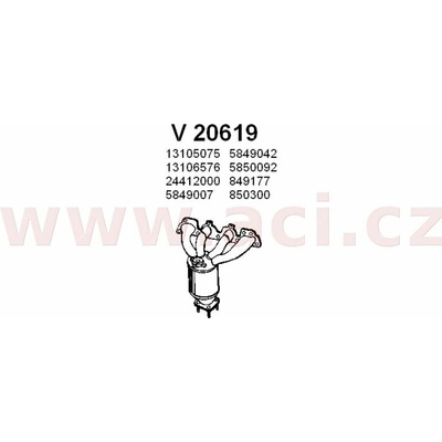 katalyzátor ASSO/VENEPORTE V 20619