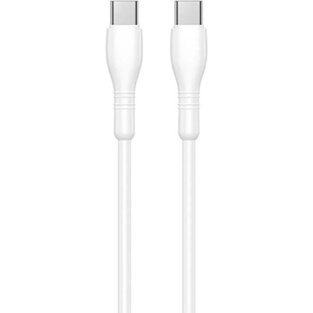 Jellico Кабел Jellico B9, USB-C към USB-C, PD, 66W, 1 метър, бял (B9)