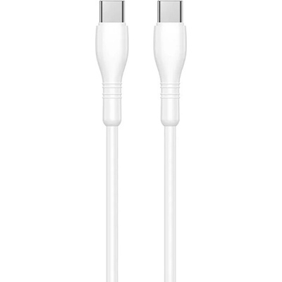 Jellico Кабел Jellico B9, USB-C към USB-C, PD, 66W, 1 метър, бял (B9)