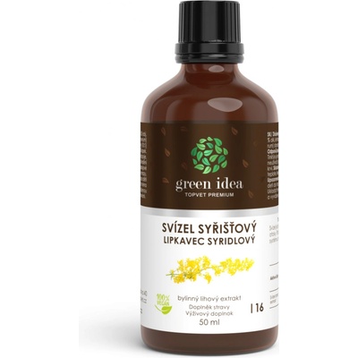 Green idea Lipkavec syridlový tinktúra kvapky Tlmí opuchy lymfatický systém 50 ml