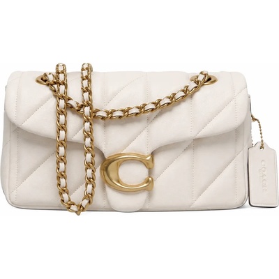Coach Дамска чанта Coach Tabby 20, Бяла (CP149-WHITE)