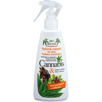 Bione Cosmetics BIO Cannabis bylinné mazanie se silou Kaštanu koňského 260 ml