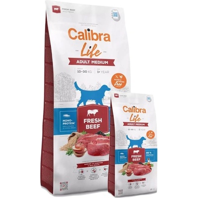Calibra Dog Life Adult Medium Fresh Beef 14, 5 kg