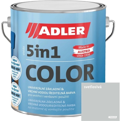 ADLER Slovensko 5 in 1 Color 2,5 l svetlosivá