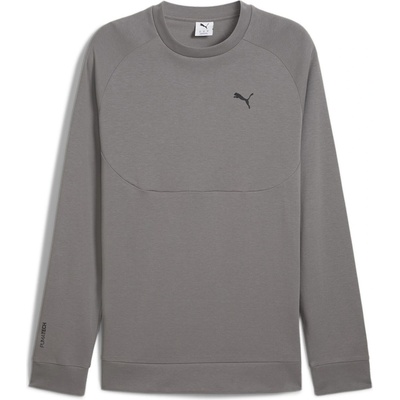 PUMA Блуза Puma Men's Tech Neck Crew Sweatshirt - Dark Grey