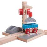 Bigjigs Rail Кран с чакъл (BJT253)