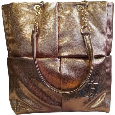 Dámská shopper kabelka Chiara k785 konea mp/3 zlatá