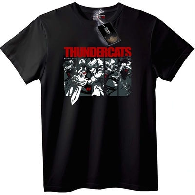 NOONEBRAND Тениска ThunderCats класика - L, White