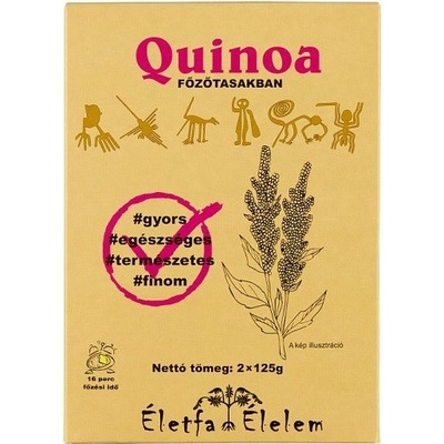 Életfa Élelem Quinoa vo varných vreckách 2 x 125 g