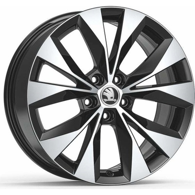 Škoda Cassiopeia 8x18 5x112 ET44 gloss black