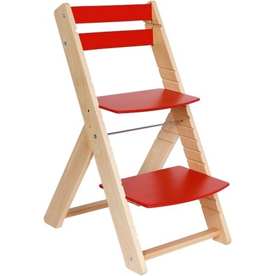 Posedo Rostoucí židle pro školáky Vendy lak / červená