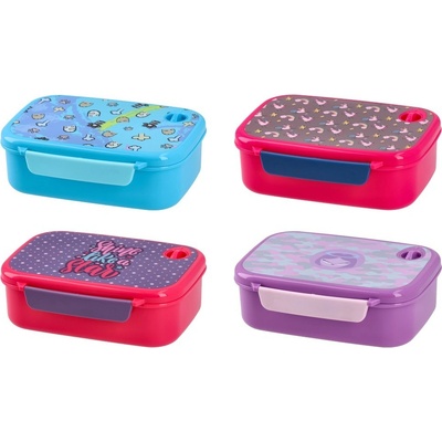 Junior-ST Plastový box na svačinu 765 ml pro děti 4 motivy – Zboží Mobilmania