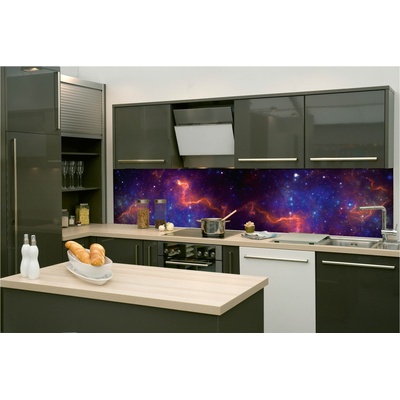 DIMEX ART Фототапет за кухня - цветна галактика 260 x 60 см