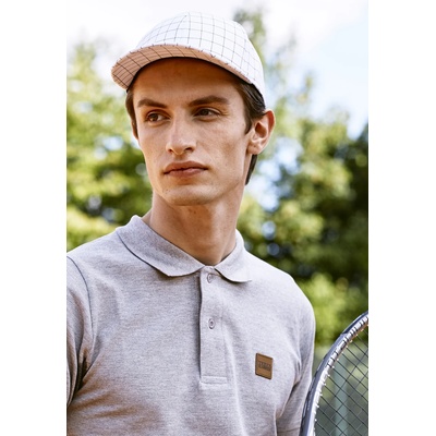 Urban Classics Шапка с козирка в бяло Flexfit Square Check Cap UB-9277-00489 - Бял, размер L/XL