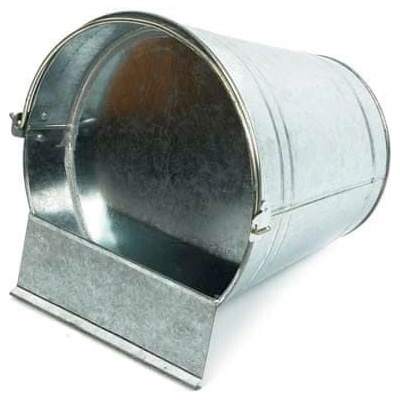 DUVO+ Pozinkovaná kbelíková napáječka 25,5 x 15 x 23 cm