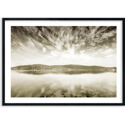 Plakát / Obraz Jezero 40 x 50 cm Tiskové plátno – Zbozi.Blesk.cz