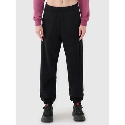4F jogger kalhoty s ozdobnými švy 4FWAW25TTROF1205 černé