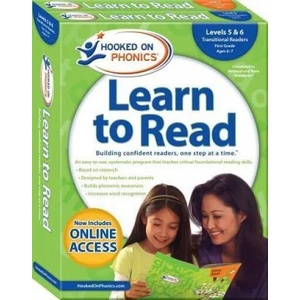 Hooked on Phonics Learn to Read - Levels 5&6 Complete, 3: Transitional Readers (First Grade Ages 6-7) | Hooked on Phonics (ISBN: 9781940384207)