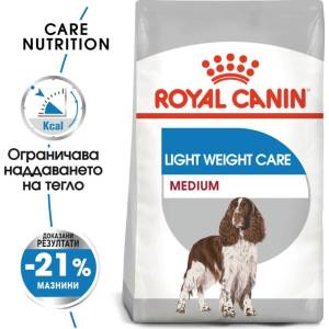 Royal Canin Medium Light Weight Care - за кучета склонни към напълняване, от средни породи 12кг