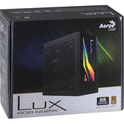 AeroCool LUX 650W AEROPGSLUXRGB-650