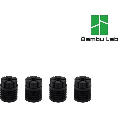 Bambu Lab Антивибрационни крачета за Bambu Lab X1/P1/A1 - комплект 4 бр. с двуслойна силиконова основа