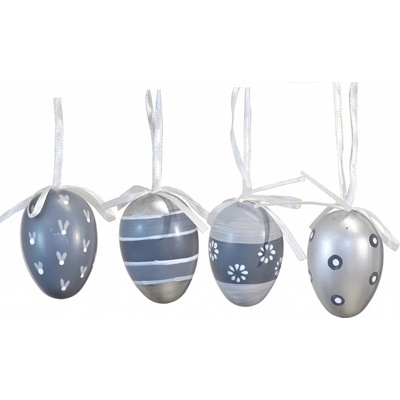 Lepaso Plastová vajíčka na zavěšení, s/12, 6 cm