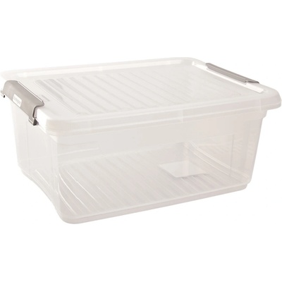 KEEEPER box úložný 11,4 l, 37,5c28,5c16 cm, víko, klip, PH