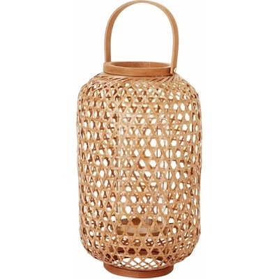 DUNI Candle lantern bamboo 400 × 230 mm area