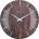 NeXtime Стенен часовник Edge Wood Dome тъмно дърво (3249BR)