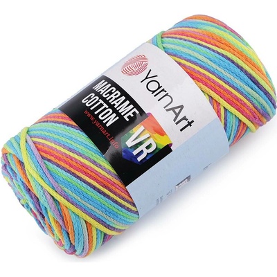 Pletací příze Macrame Cotton 250 g Varianta: 2 (919) multikolor, Balení: 1 ks 52140/129194/243431