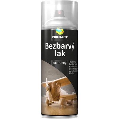 Primalex Sprej bezfarebný lak 400 ml lesklý