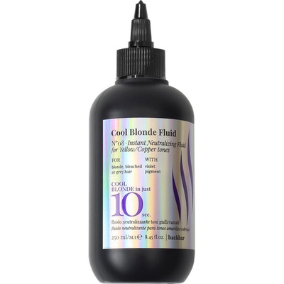 FarmaVita Back Bar Cool Blonde Fluid neutralizující žluté a měděné odlesky 250 ml