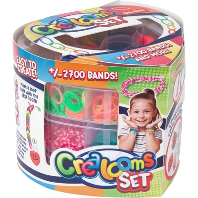 Teddies Urob si svoj náramok gumičky 2700 ks náčinie