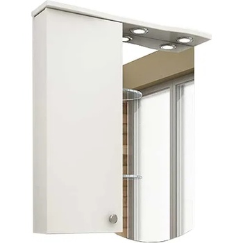 Image 1 of VICARD ШКАФ ЕЛЕКТРА ГОРЕН С ОГЛЕДАЛО 65см ЛЯВ БЯЛ (1101377)