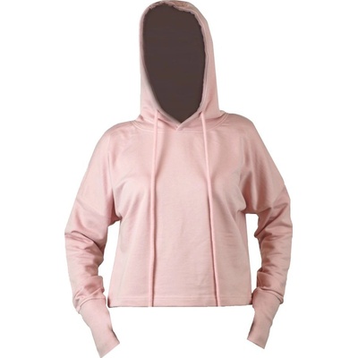 Mantis Dámska crop top mikina jemne ružová
