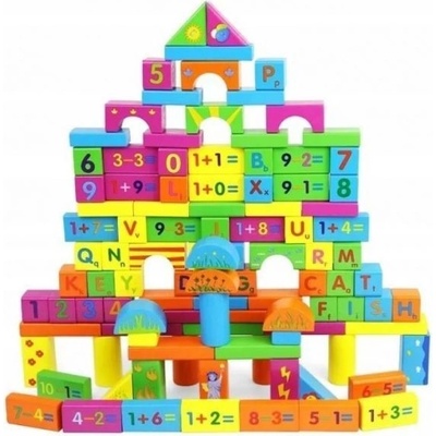 Tulimi kostky v kyblíku Čísla a Písmena 100 ks