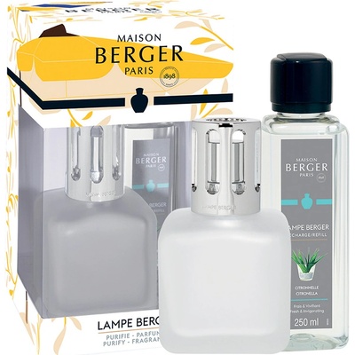 Maison Berger Paris Dárková sada katalytická lampa Glacon bílá + náplň Citronella 250 ml – Zbozi.Blesk.cz