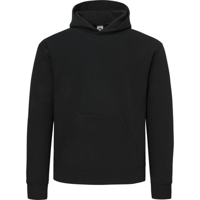 Fruit of the Loom Supercotton Hooded Sweat black