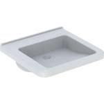 Geberit Selnova Comfort - Умивалник без бариери, 55x53 см, без преливник, без отвор за смесител, бял 500.787. 01.7 (500.787.01.7)