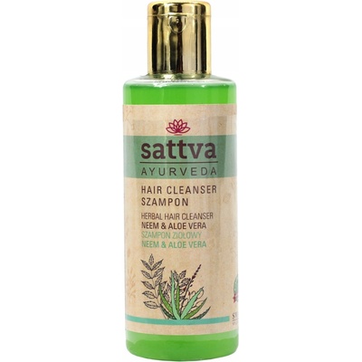 Sattva Bylinný vlasový šampón Neem & Aloe Vera 210 ml