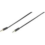 Vivanco Кабел Vivanco 46214, от Jack 3.5mm(м) към Jack 3.5mm(м), 2.5m, черен (VIVANCO-46214)