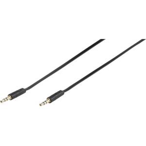 Vivanco Кабел Vivanco 46214, от Jack 3.5mm(м) към Jack 3.5mm(м), 2.5m, черен (VIVANCO-46214)
