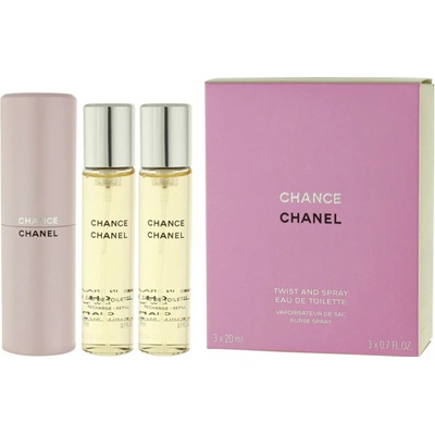 Chanel Chance EDT náplň 3 x 20 ml darčeková sada