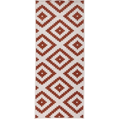 Hanse Home Кафяв и кремав килим за открито , 80 x 250 cm Malta - NORTHRUGS (103130-80x250)
