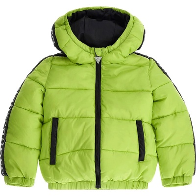 GUESS Зимно двуцветно яке за момче в зелено Guess